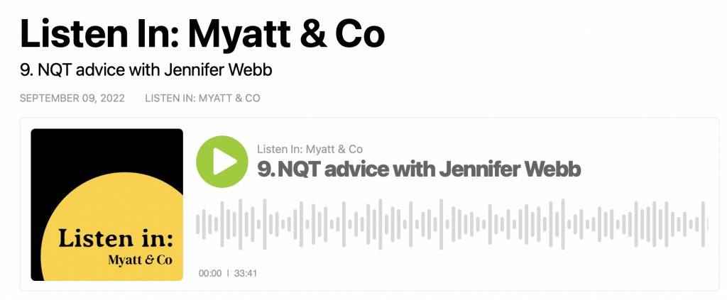 Image of Myatt & Co podcast
