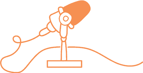 microphone with wire
